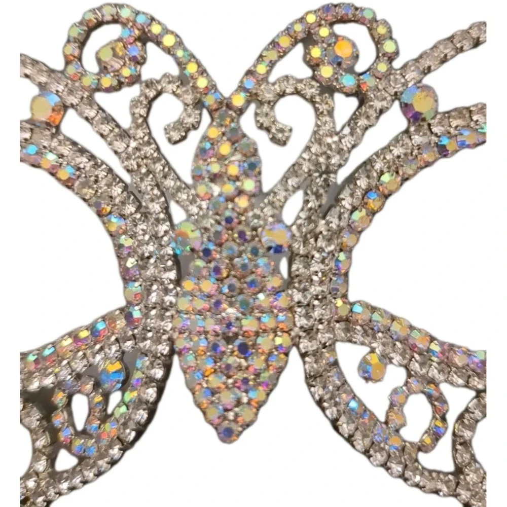 Pre-owned Masquerade Wedding Rhinestone Party Evening Prom‎ Mardi Gras